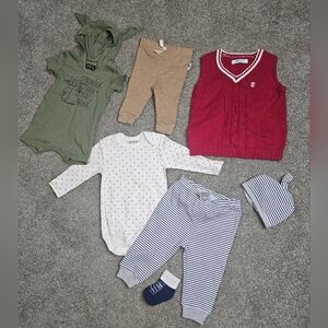 Nwot 🎁 Gift Ready Baby Clothing Bundle 0–9 Months | 6–7 Piece Lot Many Brands